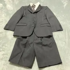 フォーマルスーツ 110cm 紺色 ネクタイ付き