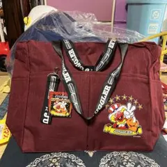 JUGGLER キャラクター ビッグトートバッグ ワインレッド