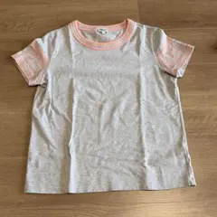 【値下げしました】KENZO Tシャツ グレー ピンク ロゴ 半袖のサムネイル