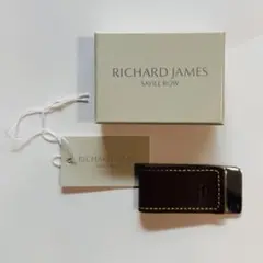 RICHARD JAMES マネークリップ 牛革 日本製 未使用 箱付