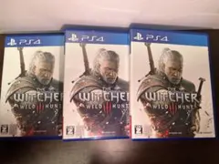 【動作確認済み】THE WITCHER WILD HUNT PS4ソフト 3点