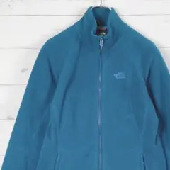 ノースフェイス　フリースジャケット　ロゴ刺繍　ファスナーポケット　S/P