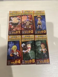 ワンピース ワールドコレクタブルフィギュア Battle of Luffy全6種