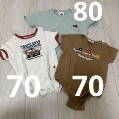 ベビー ロンパース 3点セット まとめ売り 保育着