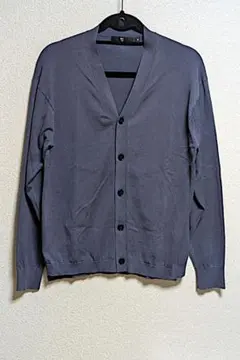 UNIQLO ＋J ユニクロ シルクコットン Vネック長袖カーディガン 美品