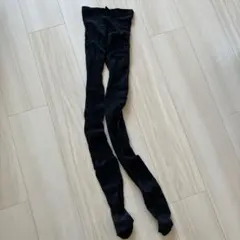 黒　シルバー　ラメ　タイツ