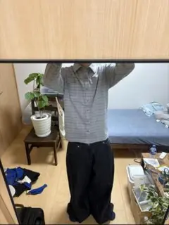 00's unknown 短丈チェックシャツ　City boy