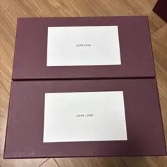 JOHN LOBB 空箱　取扱説明書　包装紙　紙袋 3足セット JOHN LOBB 空箱 取扱説明書 包装紙 紙袋 3足セット - メルカリ