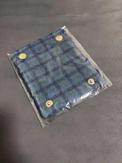 ファミリア　ハンドルカバー　ブルーチェックのサムネイル