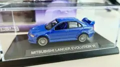 カリスマ 1/64 三菱ランサーエボリューションⅥ　ランスブルー