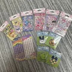 たまごっちシールセット プチプチシール　パイルワッペン　キラキラシール3