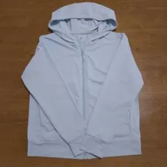 UNIQLO エアリズム　ライトブルーフード付きパーカー　140cm