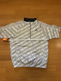 ルコック　ゴルフ　グレー ハーフジップジャケット M