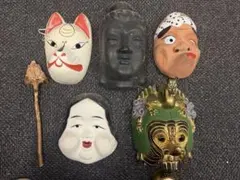 狐面堂「鉄」 狐口面 光沢仕上 日本の祭り用品 - メルカリ