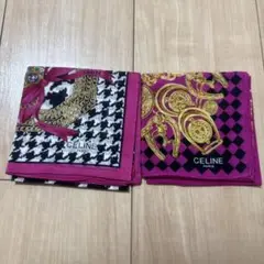 CELINE ハンカチ 2枚セット