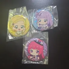 アイカツ×プリパラ　缶バッチ