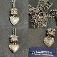 ✨美品✨Swarovski ハート型ネックレス