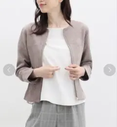 GLACIER グラシア　ハニーズ　Honeys スエードブルゾン　Lサイズ