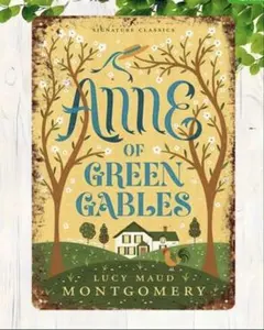 赤毛のアン　秋色のウェルカムボード　ブリキ看板