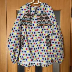 CUBE SUGAR ドット柄 マウンテンパーカー　ジャンパー