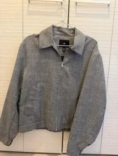 H&M メンズ 中綿ジップブルゾン S グレーのサムネイル