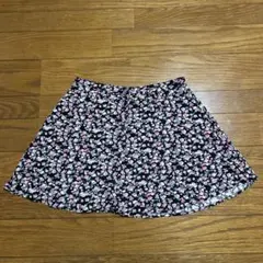 H&M DIVIDED 花柄フレアスカート 38