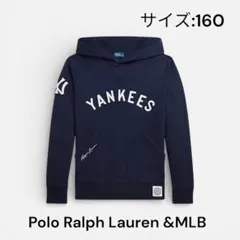 Polo Ralph Lauren ヤンキース フーディ ネイビー サイズL