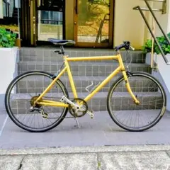SIAFEI 蛍光イエロー ロードバイク アウトレット！】自転車通勤は目立ってナンボ！全身蛍光イエロー