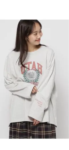 niko and… アソートロゴBIG Tシャツ オートミール51 フリーサイズ