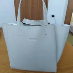 新品未使用　トートバッグ　ショルダーバッグ　グレー