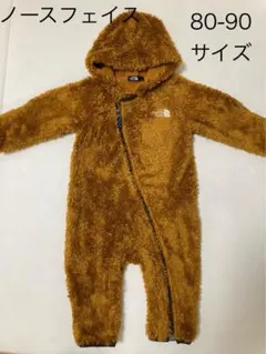 ザノースフェイス　ロンパース　ベビー　80 90 ベビーシェルパフリーススーツ