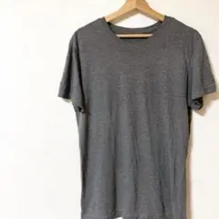 美品⭐️グレー 半袖 Tシャツ クルーネック 無地