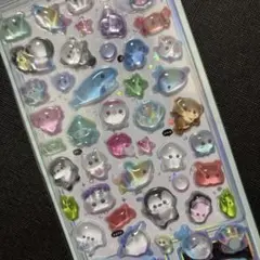 ドロップシール　シール帳　かわいい動物・海洋生物シールセット