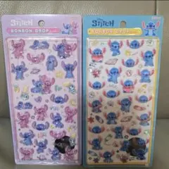 ボンボンドロップシール　スティッチ　2種セット