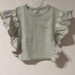 バースデイ/ベビー/Favon/お花/半袖Tシャツ/80
