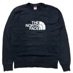 THE NORTH FACE スウェット トレーナー M ブラック ロゴプリント