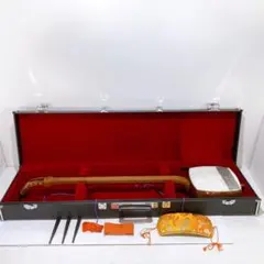 三味線 本体 紫檀 細棹 75078-2-003 - メルカリ