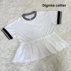 Dignite collier ディニテコリエ 半袖 フリル チュニックのサムネイル