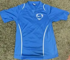 00s Nike football tiempo ゲームシャツ ブラック　y2k