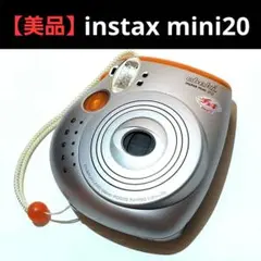 【美品】富士フイルム インスタントカメラ instax mini20 オレンジ