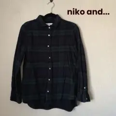 niko and... ブラックウォッチ ネルシャツ 3