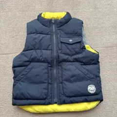 美品babyGap ダウンベスト 2Y 90㎝