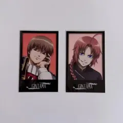 銀魂 銀魂わーるど 沖田総悟 神威 インスタントフォト風カード