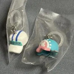 ONE PIECE めじるしアクセサリー ガチャ　チョッパー　帽子　海兵
