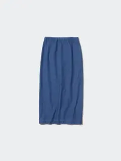 UNIQLO デニムジャージーナローロングスカート
