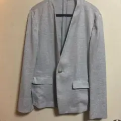 【お値下げ！】ロペピクニック ノーカラージャケット グレー　38
