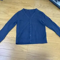 UNIQLO KIDS ネイビー カーディガン 150