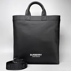 BURBERRY / アーティ トートバッグ ロゴ ブラック メンズ レディースのサムネイル