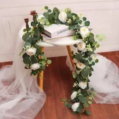 フェイクグリーン ユーカリ 花 結婚式 装飾造花 ウェルカムスペース 180cm