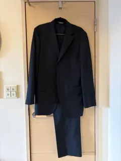 ✨美品✨Paul Stuart ポールスチュアート パンツスーツ 綿100 黒L